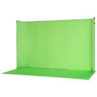 Nanlite LG-3522U 3.5m Wide U Shaped Chromakey Green Screen Self Standing Kit