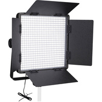 Nanlite 1200DSA DMX LED Panel with VLock Battery Feature and Barn Doors
