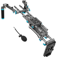 Kondor Blue Shoulder Rig Pro V Mount - Space Grey