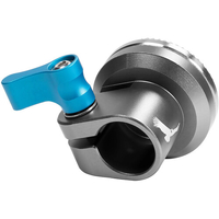 Kondor Blue Rosette Single Rod Clamp - Space Grey