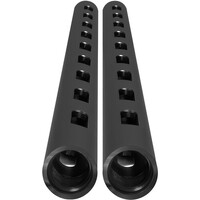 Kondor Blue PPSH 15mm Rod (Threaded M12) 18 Inch - Black, 2 Pack