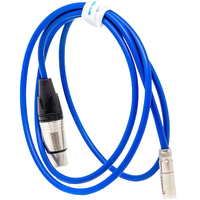 Kondor Blue Mini XLR to XLR for BMPCC 6K Pro/C70 Camera 1.5m - Blue