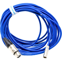 Kondor Blue Mini XLR to XLR for Blackmagic Pocket 4K/6K Camera 7.6m - Blue