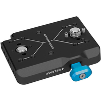 Kondor Blue Mini V-Mount Battery Plate - Raven Black