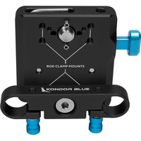 Kondor Blue Mini V-Mount Basic Rod Kit - Raven Black