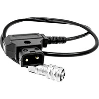 Kondor Blue D-Tap to BMPCC 4K 6K Power Cable for Blackmagic Pocket Cinema Camera 4K P-Tap 50cm - Black