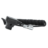 Kondor Blue Coiled D-Tap to BMPCC 6K/4K Power Cable for Blackmagic (Black)