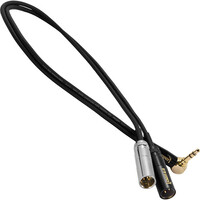 Kondor Blue Dual Mini XLR to 3.5mm Stereo Splitter Right Angle for BMPCC 6K PRO/C70/RODE Wireless GO II
