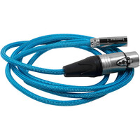 Kondor Blue Mini XLR to XLR Female for BMPCC 6K Pro/C70 Camera Cable - 91.4cm - Blue