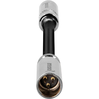Kondor Blue Mini XLR Male to 3.5mm Female Mini Plug Cable for Rode Audio - Black