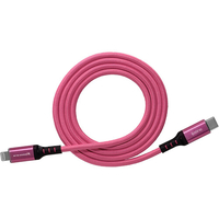 Kondor Blue iJustine 1m Lightning to USB-C Charge & Sync Cable - Pink