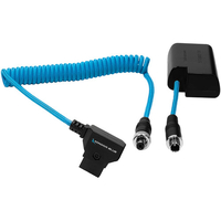 Kondor Blue D-Tap to Lumix S1H BLJ31 Dummy Battery Cable - Blue