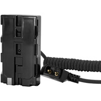Kondor Blue D Tap to Sony L Series Dummy Battery NPF Cable - Black