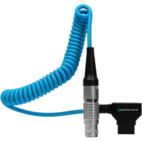 Kondor Blue D-Tap to ARRI Alexa Mini Coiled Power Cable - 40.6 to 81.2cm - Blue