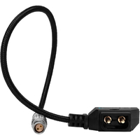 Kondor Blue D-Tap To Straight Lemo 2 Pin Power Cable For Red Komodo - 25cm - Black