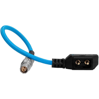 Kondor Blue D-Tap to 2 Pin Lemo Female Adapter Cable for Teradek - 15.2cm - Blue