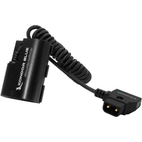 Kondor Blue D-Tap to Canon LPE6 Dummy Battery Cable - Black