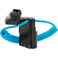 Kondor Blue D-Tap to Canon LPE6 Dummy Battery Cable - Blue