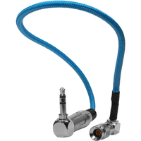 Kondor Blue 25cm DIN 1.0/2.3 to 3.5mm Right Angle Time Code Cable for R5C Tentacle Sync