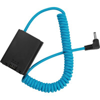Kondor Blue 1.35/3.5 DC Male to Sony A7/FX3/FX30 NP-FZ100 Dummy Battery Cable - Blue
