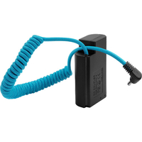 Kondor Blue DC 1.35/3.5 to Lumix S1H Dummy Battery BLJ31 Coiled Cable