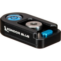 Kondor Blue Bubble Level Cold Shoe with Safety Release - Black