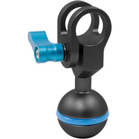 Kondor Blue Ball Head to 15mm Rod Clamp for Magic Arms - Black