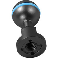Kondor Blue Ball Head to 3/8 Inch Accessory Mount for Magic Arms - Black