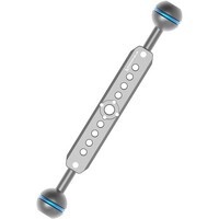 Kondor Blue Cine Magic Arm Extension Bar with Double Ball Head - 8 Inch - Space Grey