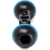 Kondor Blue Cine Magic Arm Extension Bar with Double Ball Heads - 4 Inch - Black