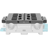 Kondor Blue LWS ARRI Bridge Plate - Riser Plate Only for ARRI Alexa Mini - Space Grey