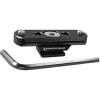 Kondor Blue NATO Rail to Hot Shoe Adapter for Remote Trigger Top Handles - Black