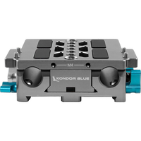 Kondor Blue LWS ARRI Bridge Plate For Cinema Cameras with Riser for ARRI Alexa Mini - Space Grey