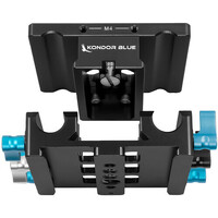 Kondor Blue Universal LWS ARRI Bridge Plate for ARRI, RED, URSA, C70, VENICE - Black