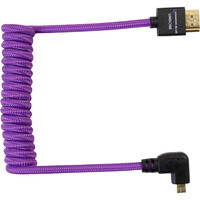 Kondor Blue Gerald Undone MK2 Coiled Right Angle Micro HDMI to Full HDMI for R5/R6 - 30 to 60cm