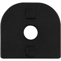 Kondor Blue Portkeys Anti Twist Spacer for Mini Quick Release Plates - Black