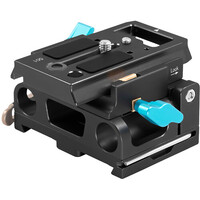 Kondor Blue 15mm LWS Arri/501 Side Loading Baseplate for Red Komodo, BMPCC & Mirrorless - Black