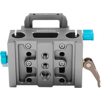 Kondor Blue 15mm LWS Arri/501 Side Loading Baseplate for Red Komodo, BMPCC & Mirrorless - Space Grey