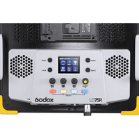 Godox LD75R RGB LED Light Panel with Barndoors
