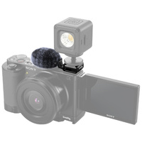 SmallRig Cold Shoe Adapter with Furry Windscreen for Sony ZV series cameras 3526