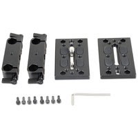 SmallRig Bottom Mount Plate with Dual 15mm Rod Clamp 1798