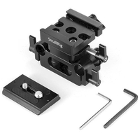 SmallRig Universal Bottom Mount Plate with 15mm Rod Support System DBC2272B