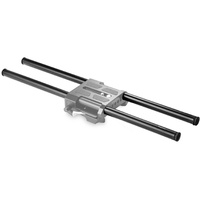 SmallRig 15mm Black Aluminium Alloy Rod (M12-400mm / 16in) (2pcs) 1054