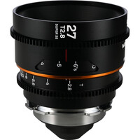 Laowa Nanomorph 27mm T2.8 1.5x S35 Anamorphic Lens - ARRI PL & Canon EF - Amber Flare