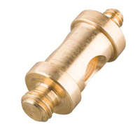 Manfrotto 118 Adaptor Spigot Male 16mm Short with 1/4 and 3/8 Screw