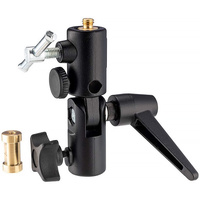 Manfrotto 026 Adaptor Swivel Lite-Tite Aluminium - Black