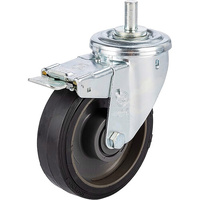 Manfrotto 374-10 Braked Wheel Set 160mm Diameter - M10 Thread