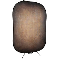 Manfrotto LL LB5721 Vintage Collapsible Background - Walnut/Pewter, 5 x 7'