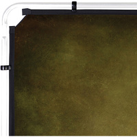 Manfrotto LL LB7925 EzyFrame Vintage Background Cover 6.5 x 7.5' - Olive