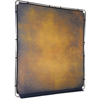 Manfrotto LL LB7926 EzyFrame Vintage Background Kit 6.5 x 7.5' - Tobacco